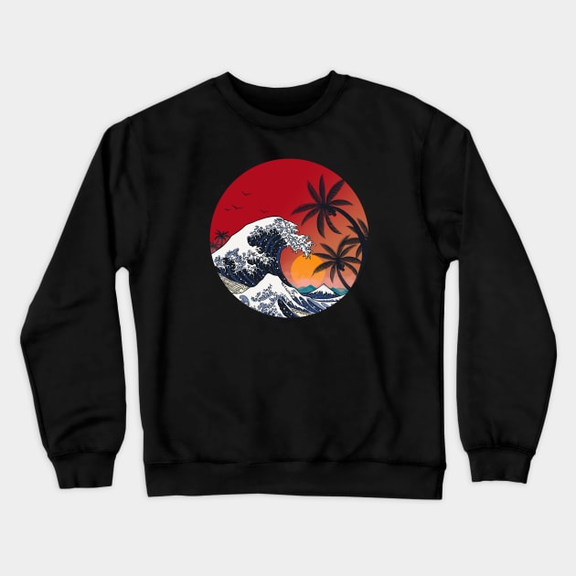 The great sunset Crewneck Sweatshirt by diardo